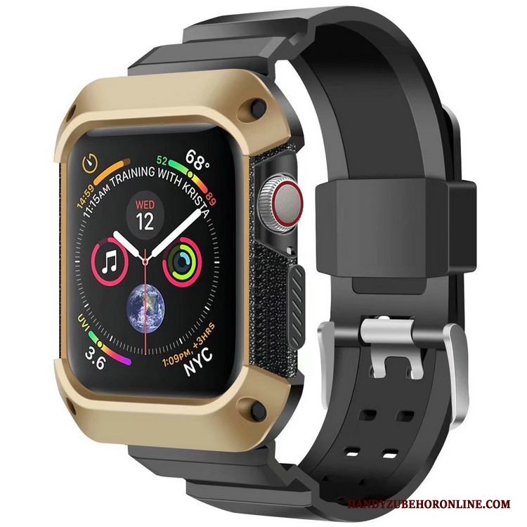 Apple Watch Series 4 Armor Skydd Fallskydd Skal Blå Sport