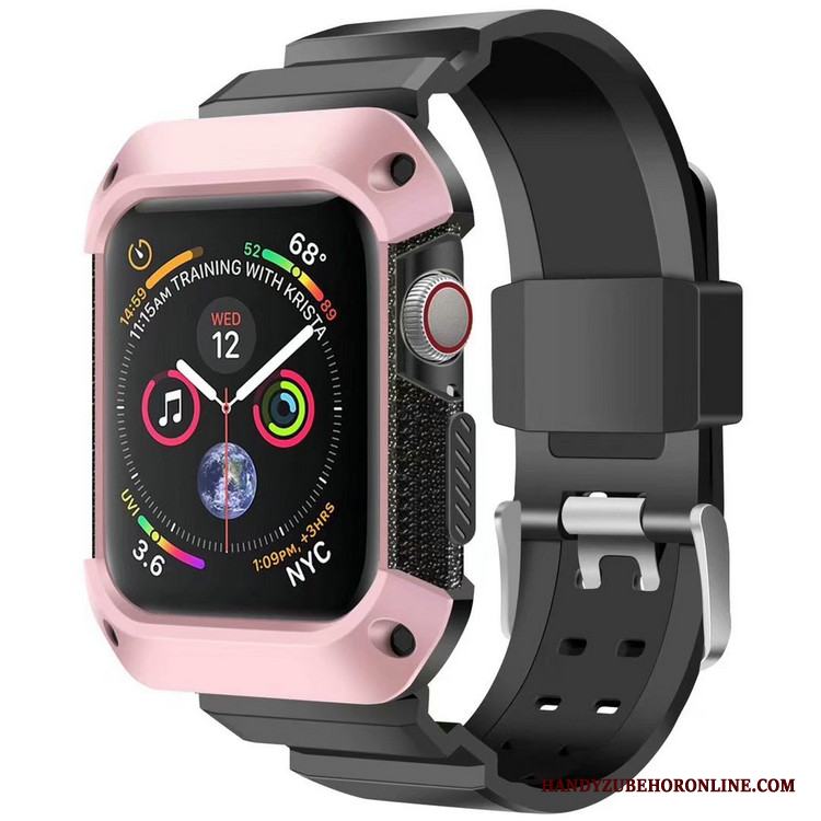 Apple Watch Series 4 Armor Skydd Fallskydd Skal Blå Sport