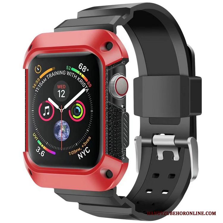 Apple Watch Series 4 Armor Skydd Fallskydd Skal Blå Sport