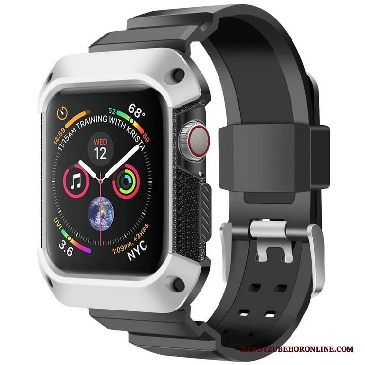 Apple Watch Series 4 Armor Skydd Fallskydd Skal Blå Sport