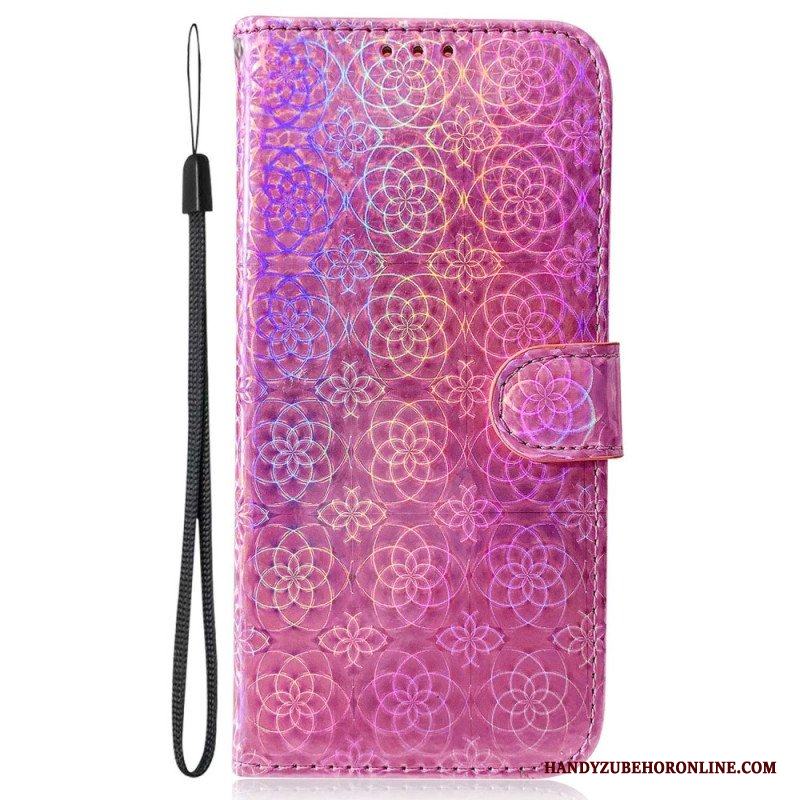 Fodral Samsung Galaxy A13 Med Kedjar Strappy Psychedelic Flowers