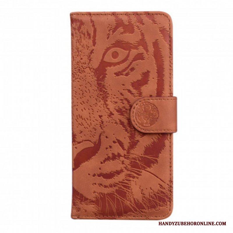 Fodral Samsung Galaxy A52 4G / A52 5G / A52s 5G Tiger Face Print