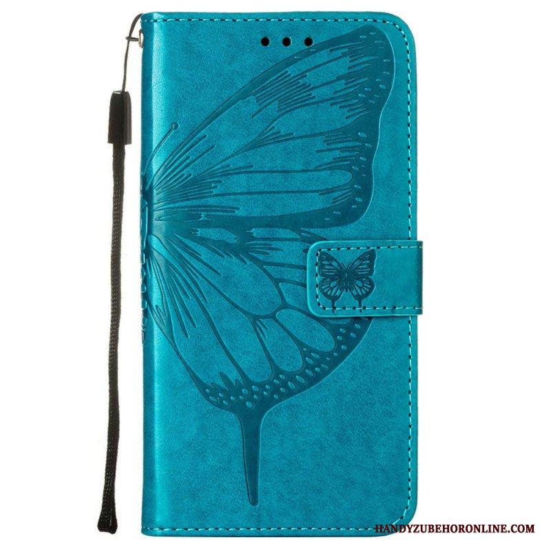 Fodral Samsung Galaxy S23 Plus 5G Med Kedjar Barock Strappy Butterfly