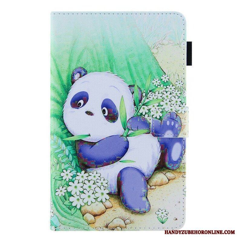 Fodral Samsung Galaxy Tab A7 Lite Söt Panda