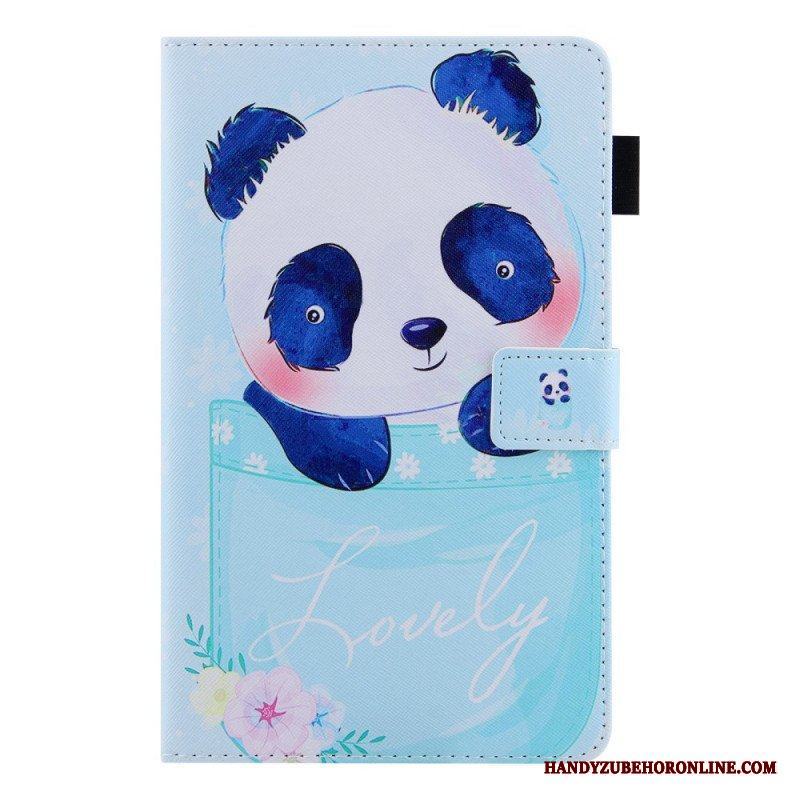 Fodral Samsung Galaxy Tab A8 (2021) Söt Panda