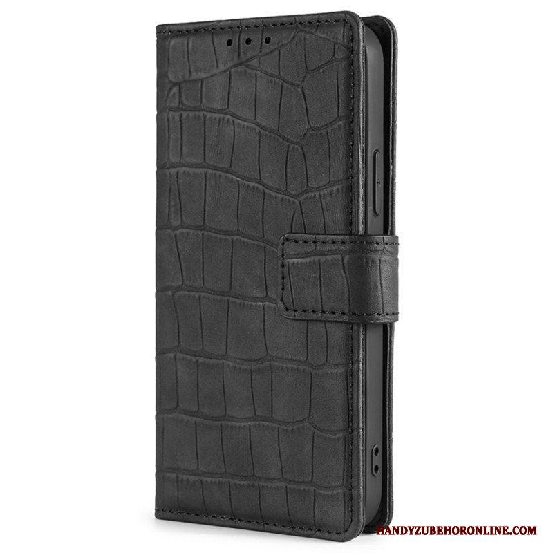 Fodral Xiaomi 12T / 12T Pro Skin-touch Crocodile