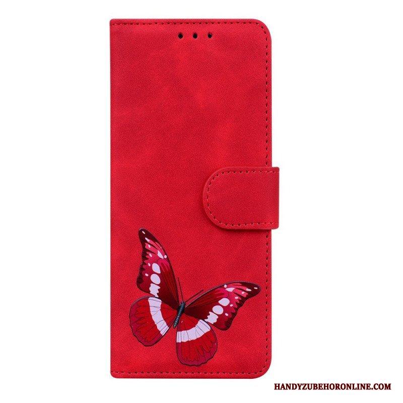 Fodral Xiaomi Redmi Note 11 Pro / 11 Pro 5G Skin-touch Butterfly