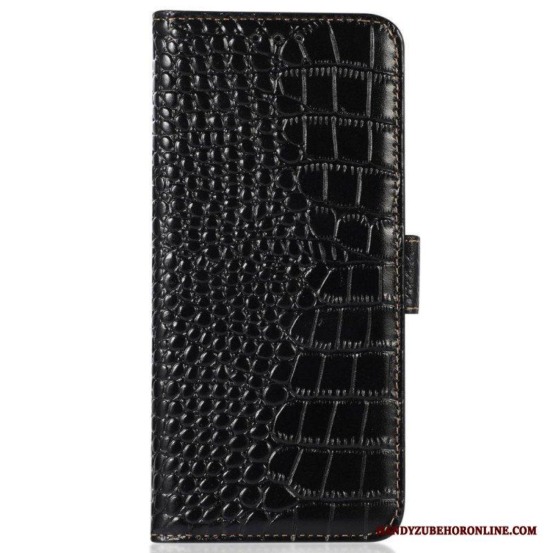 Fodral Xiaomi Redmi Note 12 Pro Plus Crocodile Style Rfid