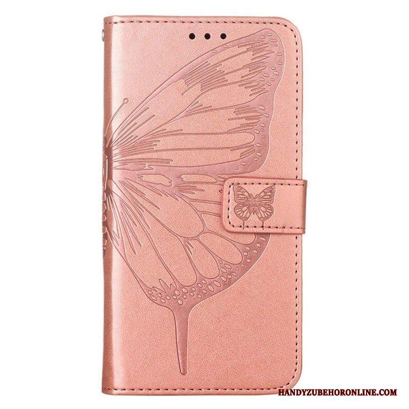 Fodral iPhone 14 Pro Max Med Kedjar Barock Strappy Butterfly