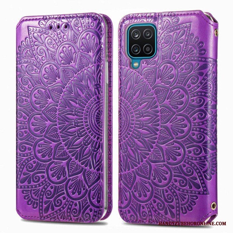 Folio-fodral Samsung Galaxy M12 / A12 Läderfodral Mandala