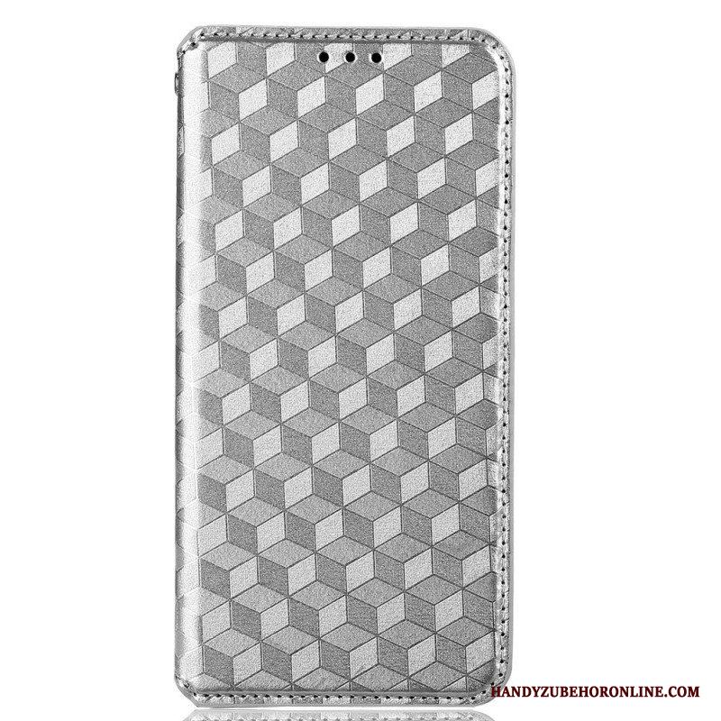 Folio-fodral Samsung Galaxy M13 Läderfodral 3d-kuber