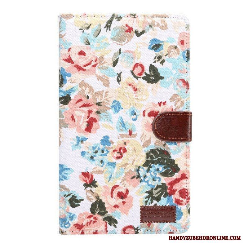 Folio-fodral Samsung Galaxy Tab A7 Lite Liberty Blommor