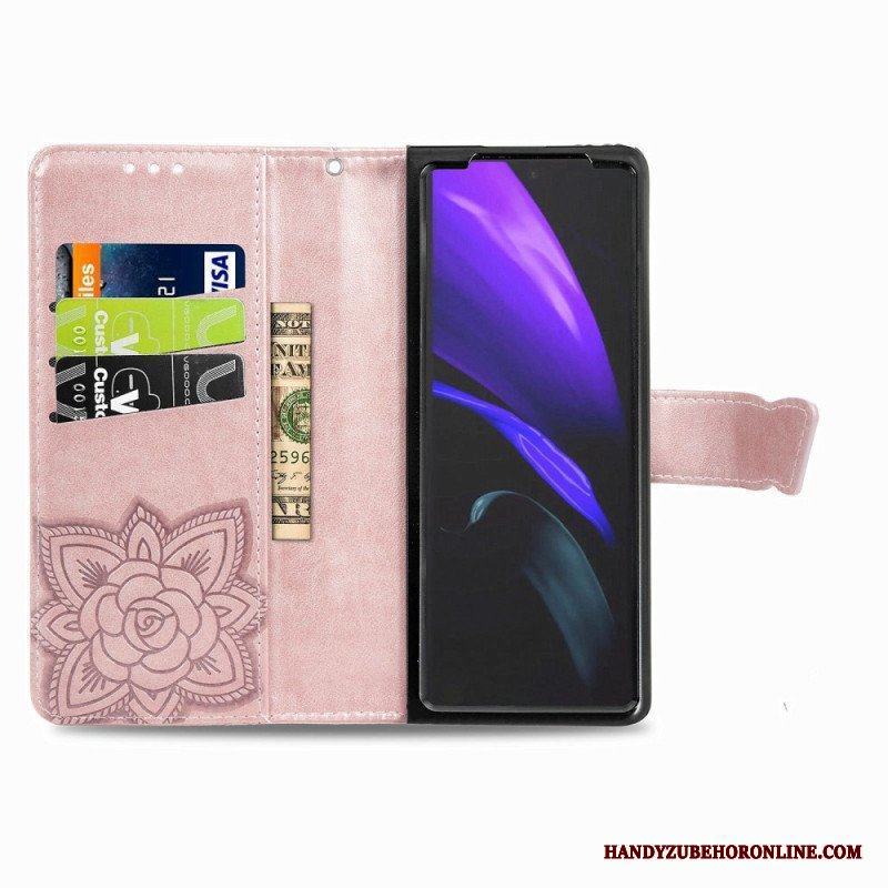 Folio-fodral Samsung Galaxy Z Fold 4 Jätte Fjäril