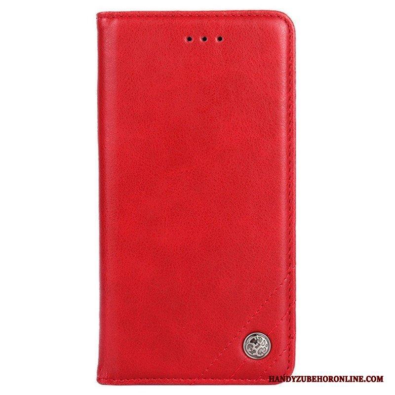 Folio-fodral Xiaomi 13 Läderfodral Dekorativa Nitar