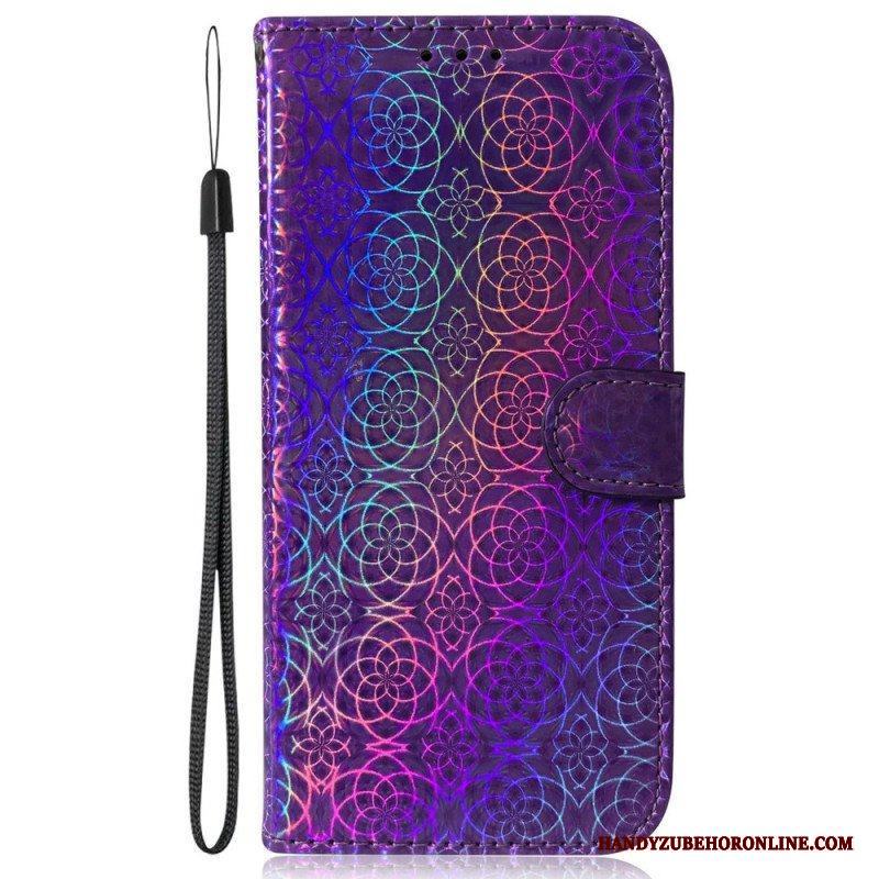 Folio-fodral Xiaomi 13 Pro Med Kedjar Strappy Disco Style