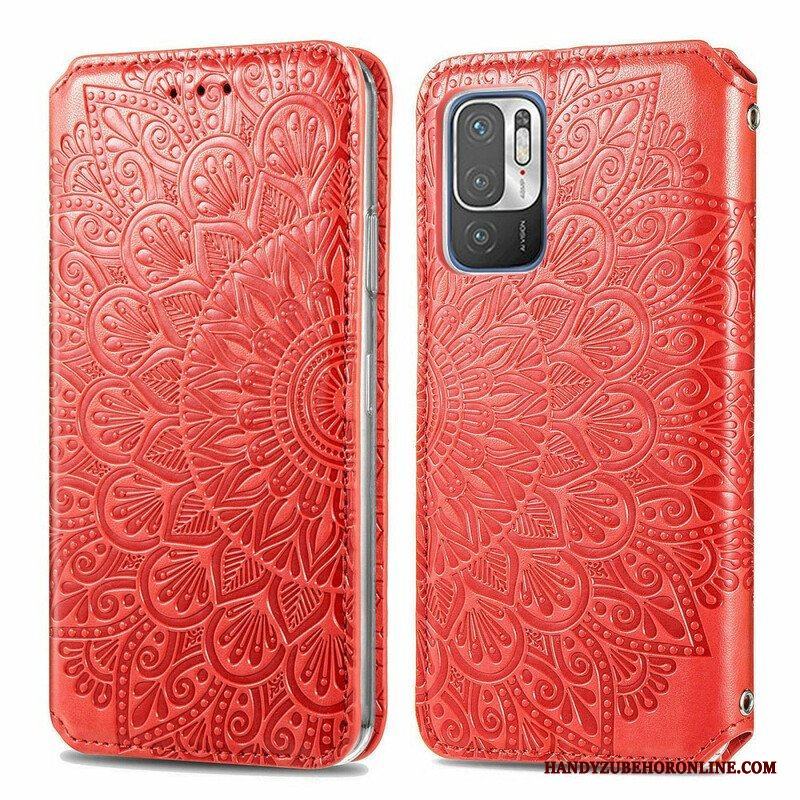 Folio-fodral Xiaomi Redmi Note 10 5G Läderfodral Mandala