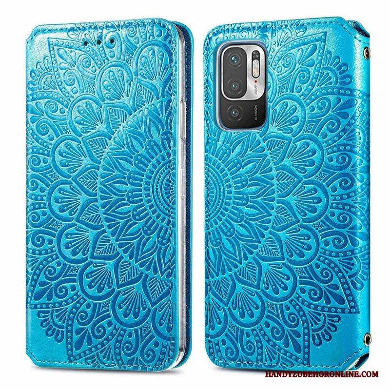 Folio-fodral Xiaomi Redmi Note 10 5G Läderfodral Mandala