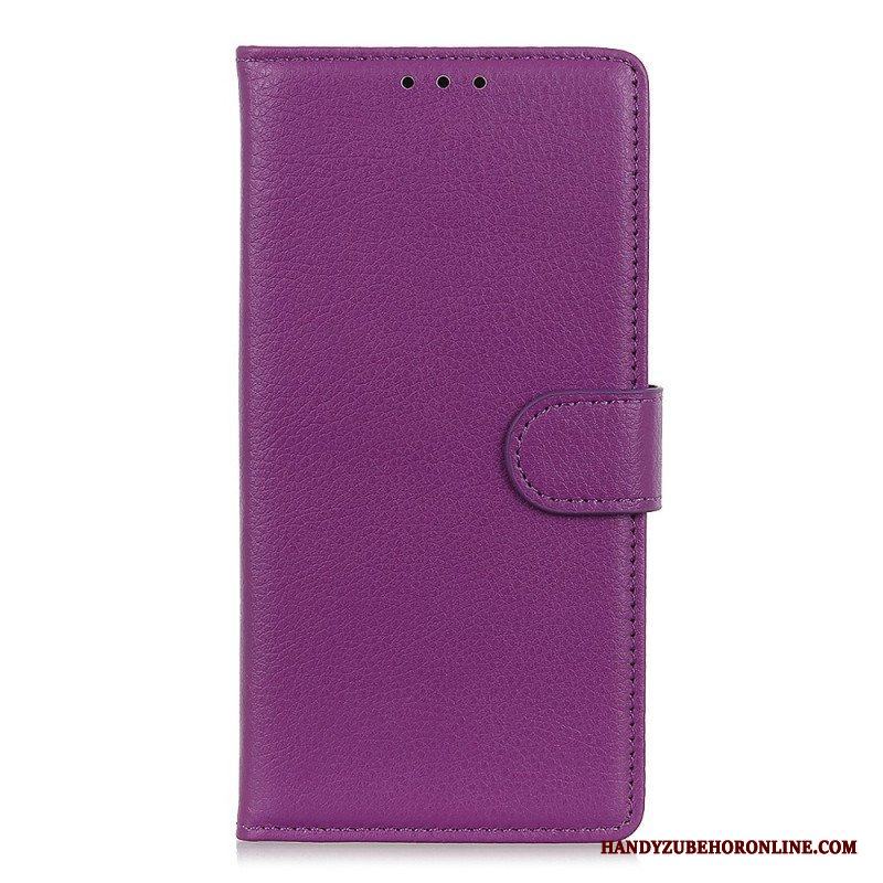 Folio-fodral Xiaomi Redmi Note 11 / 11S Traditionellt Litchi