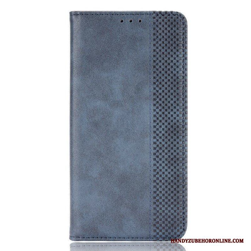 Folio-fodral Xiaomi Redmi Note 11 Pro / 11 Pro 5G Läderfodral Stiliserad Vintage Lädereffekt