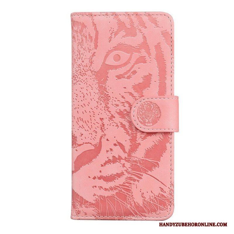 Folio-fodral iPhone 13 Pro Tiger Face Print