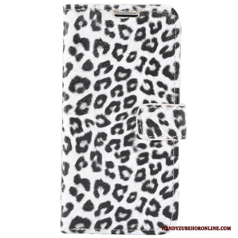 Folio-fodral iPhone 14 Pro Leopard