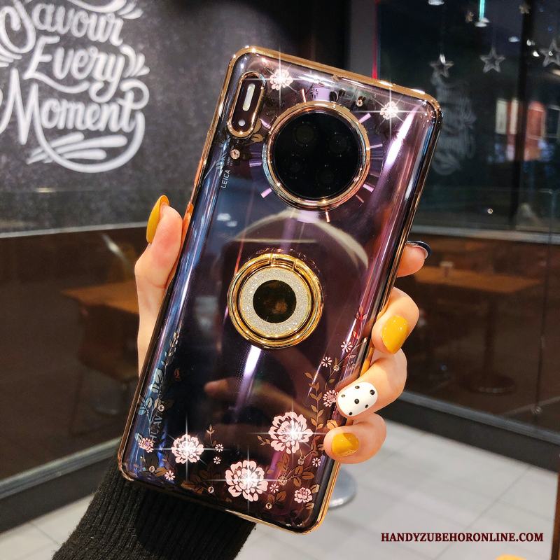 Huawei Mate 30 Pro Skal Lyxiga Transparent Fodral Mode Slim Skydd Fallskydd