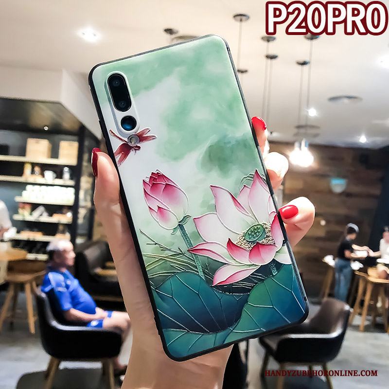 Huawei P20 Pro Grön Skal Telefon All Inclusive Personlighet Ring Ny