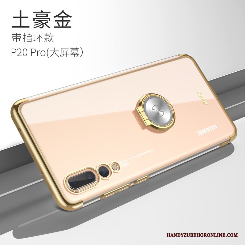 Huawei P20 Pro Skal Telefon Spänne All Inclusive Kreativa Trend Varumärke Transparent Ring