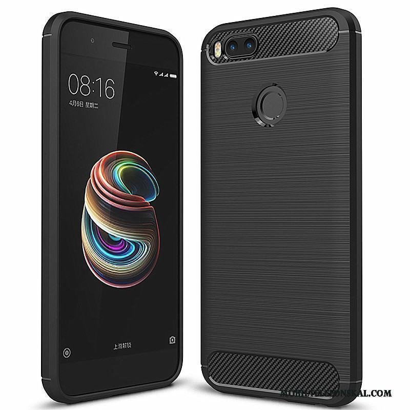 Mi A1 All Inclusive Kostfiber Silikon Mjuk Skal Telefon Mobil Telefon Liten