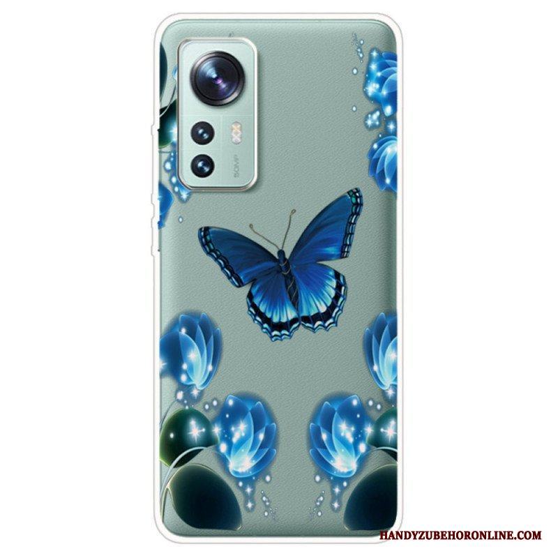 Mobilskal Xiaomi 12 / 12X Enchanted Butterfly Silikon