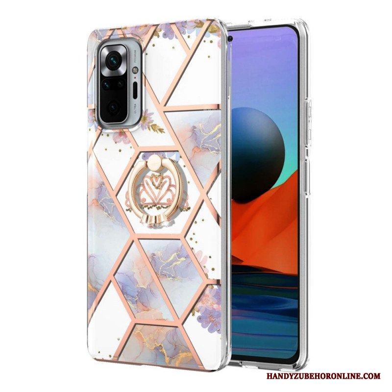 Mobilskal Xiaomi Redmi Note 10 Pro Ring-bracket Blommor