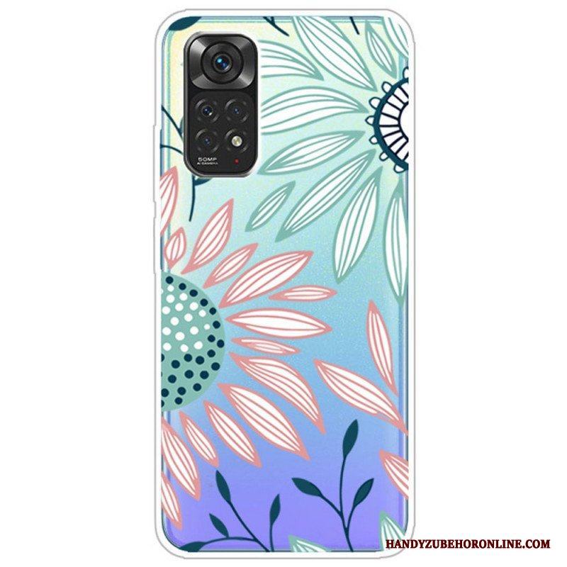 Mobilskal Xiaomi Redmi Note 11 Pro / 11 Pro 5G Sömlös Blomma