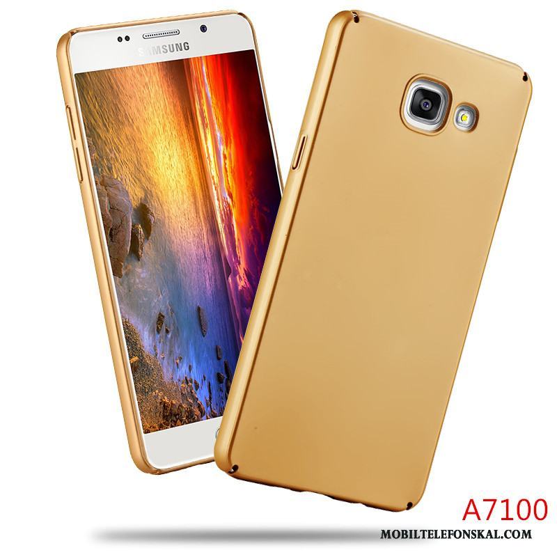 Samsung Galaxy A3 2016 Trend Nubuck Guld Fodral Skal Telefon Business