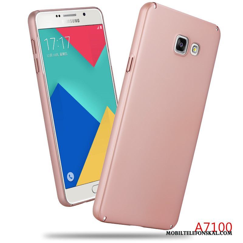 Samsung Galaxy A3 2016 Trend Nubuck Guld Fodral Skal Telefon Business