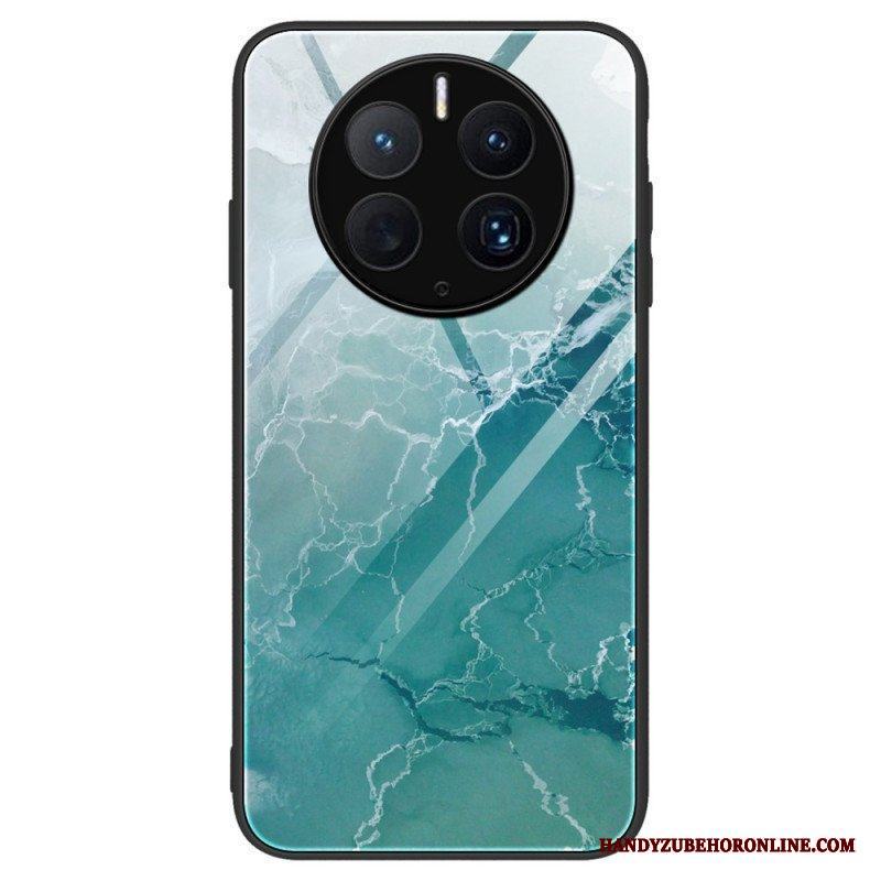 Skal Huawei Mate 50 Pro Snyggt Marmorhärdat Glas