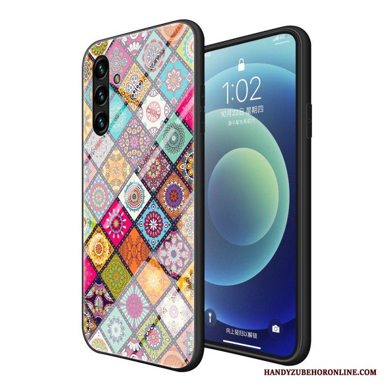 Skal Samsung Galaxy A13 5G / A04s Patchwork Magnetisk Hållare