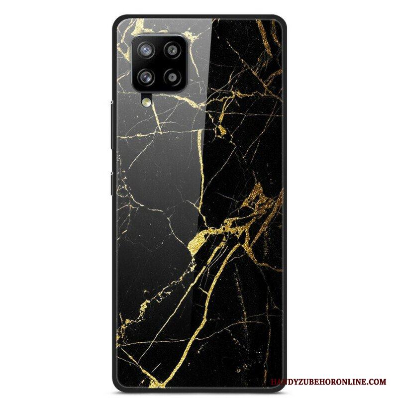 Skal Samsung Galaxy A42 5G Supreme Marble Härdat Glas