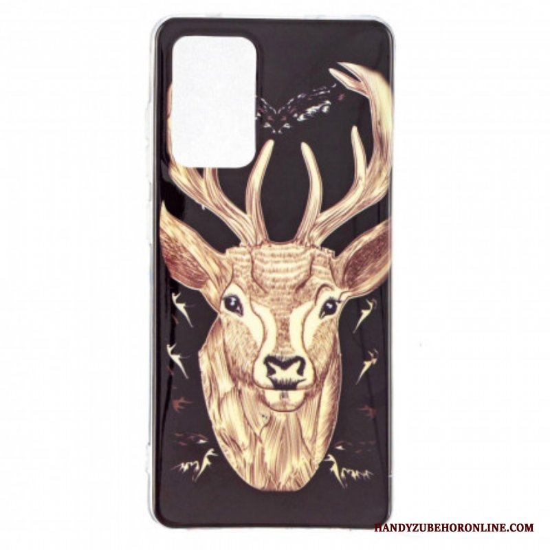 Skal Samsung Galaxy A52 4G / A52 5G / A52s 5G Fluorescerande Majestic Deer