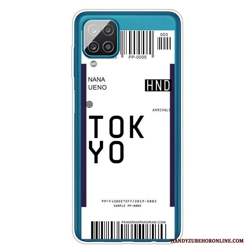 Skal Samsung Galaxy M12 / A12 Boardingkort Till Tokyo