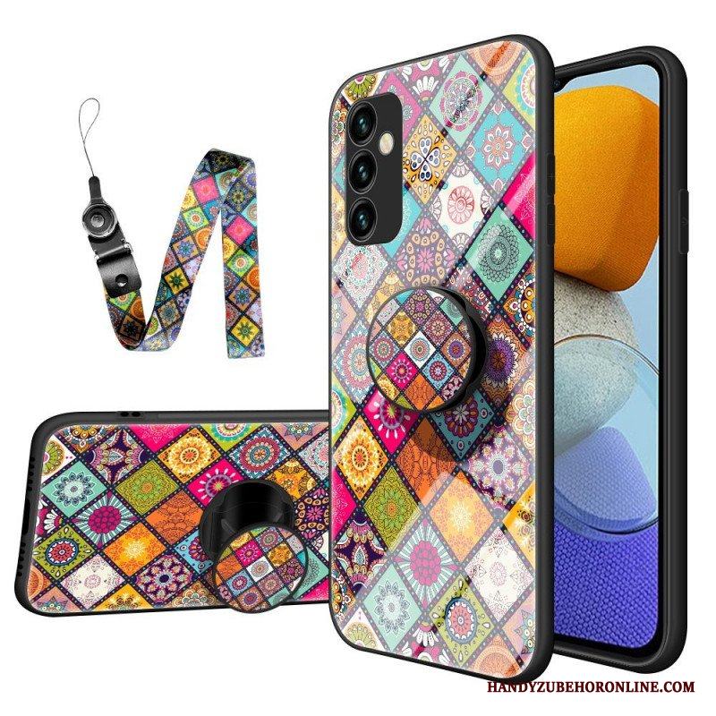 Skal Samsung Galaxy M23 5G Patchwork Magnetisk Hållare