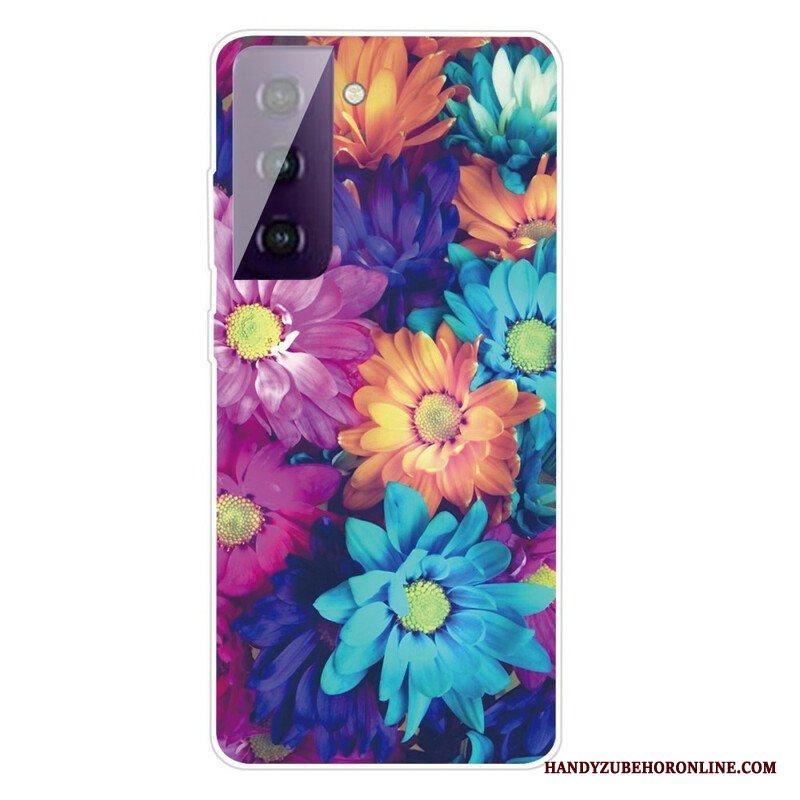 Skal Samsung Galaxy S21 FE Flexibla Blommor