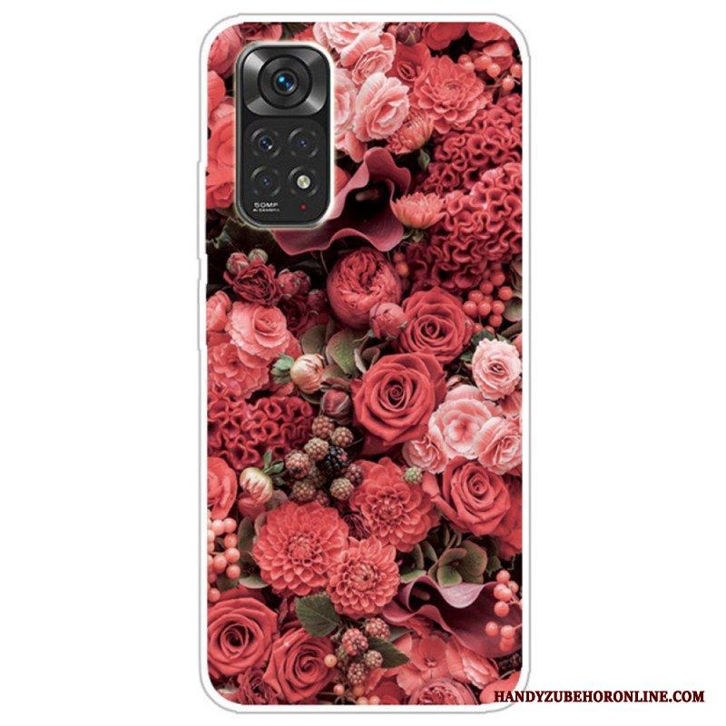 Skal Xiaomi Redmi Note 11 Pro / 11 Pro 5G Intensiva Blommor