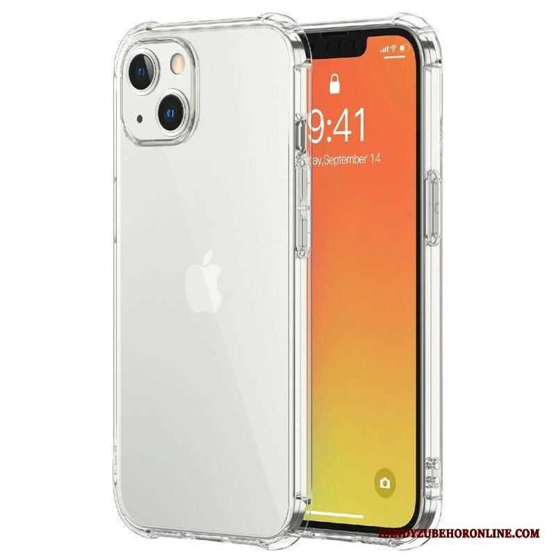 Skal iPhone 13 Pro Max Transparenta Leeu Skyddskuddar