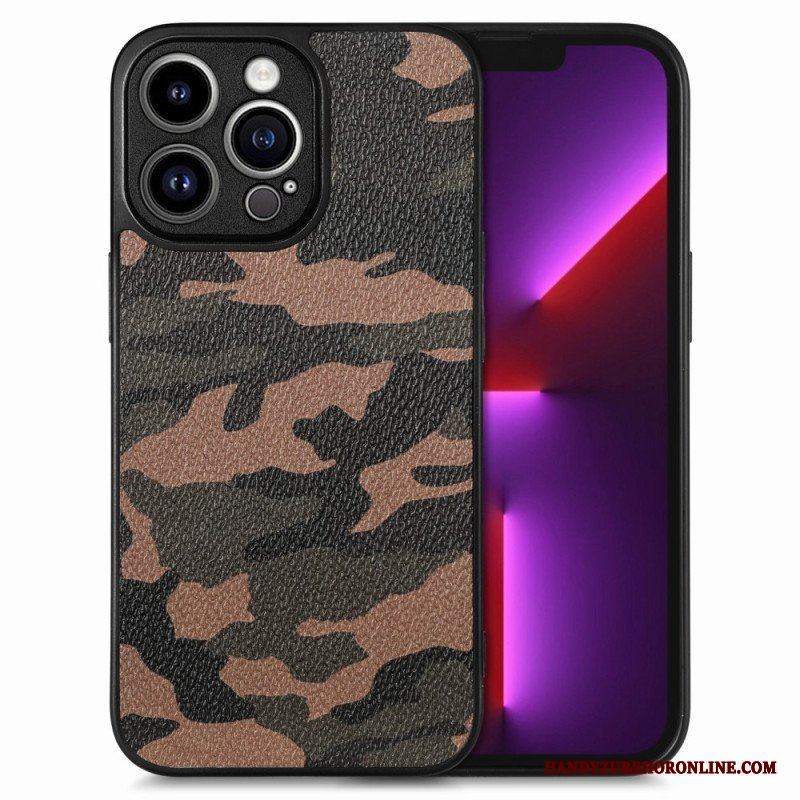 Skal iPhone 15 Pro Max Militärt Kamouflage