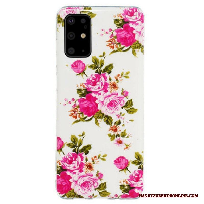 Skal Samsung Galaxy S20 Plus / S20 Plus 5G Fluorescerande Blommor